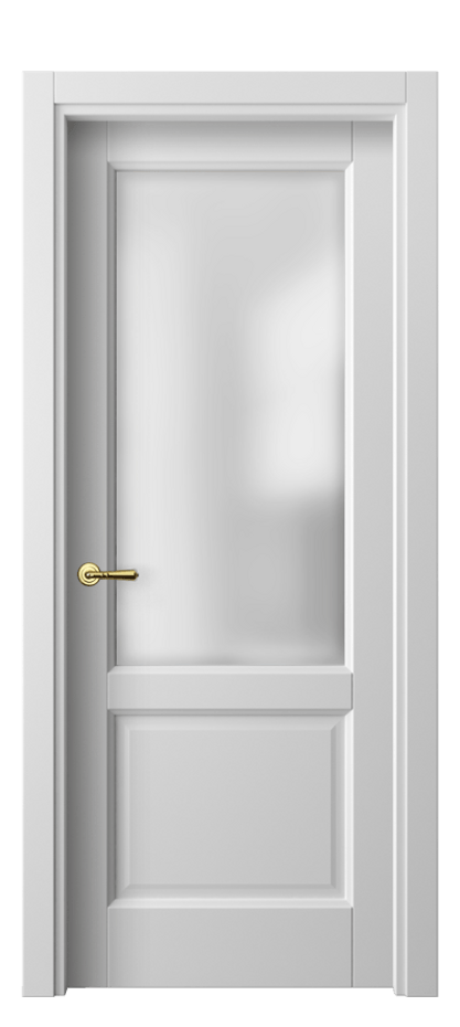 Межкомнатная дверь Галант 1422 Матовый белоснежный Сатинированное стекло Цена 63010 сом | Volhovec