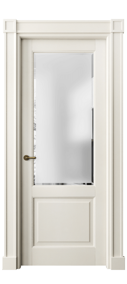 Межкомнатная дверь Toscana Plano 6302 Бук венециана Сатинированное стекло с фацетом, 6 мм Цена 157211 ₽ | Volhovec