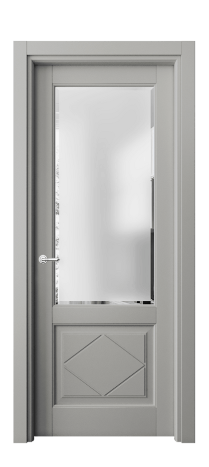 Дверь межкомнатная Toscana Rombo 6342 Бук нейтральный серый Сатинированное стекло с фацетом, 6 мм Гладкий наличник БНСР Цена 103180 ₽ Наличники уже входят в базовый комплект. Фабрика дверей Волховец 8 (800) 551 43 19 Межкомнатная дверь Toscana Rombo 6342 Бук нейтральный серый Сатинированное стекло с фацетом, 6 мм Цена 103180 ₽ | Volhovec