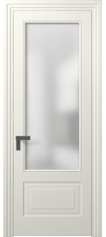 Межкомнатная дверь Рокка 8342 Матовый жемчужный Сатинированное стекло Цена 99630 сом | Volhovec