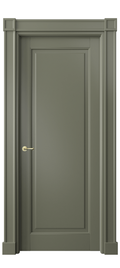 Межкомнатная дверь Тоскана Плано 6301 Матовый оливковый тёмный  Цена 148870 ₽ | Volhovec