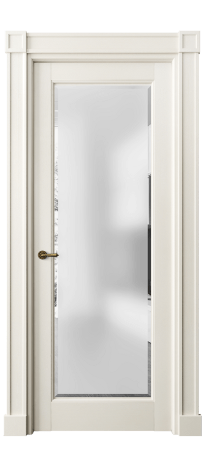 Межкомнатная дверь Тоскана Плано 6300 Бук венециана Сатинированное стекло с фацетом Цена 151559 ₽ | Volhovec