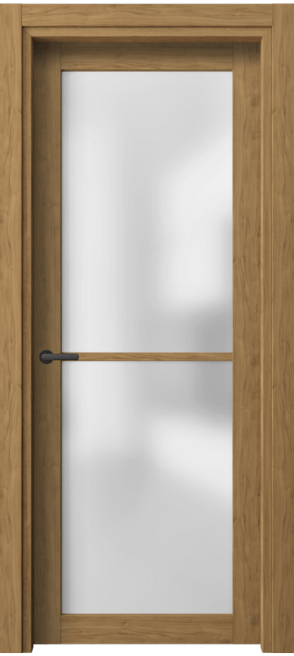 Межкомнатная дверь Нео 2108 Грецкий орех Сатинированное стекло Цена 39270 ₽ | Volhovec