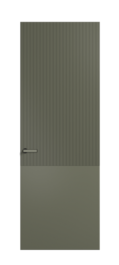 Межкомнатная дверь Вельвет АКП 8205 Матовый оливковый тёмный. Цена 59344  | Volhovec