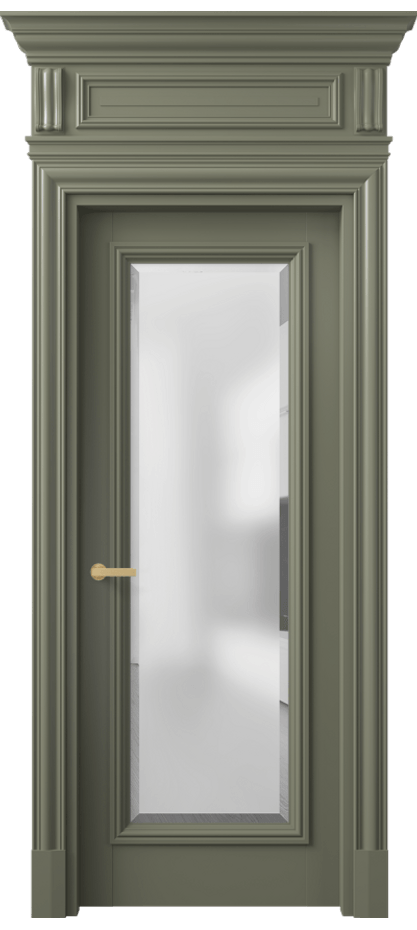 Дверь межкомнатная Antique 7300 Бук оливковый тёмный Сатинированное стекло с фацетом, 6 мм КЭП + Объёмный фриз + Карниз БОТ Цена 170750 ₽ Наличники уже входят в базовый комплект. Фабрика дверей Волховец 8 (800) 551 43 19 Межкомнатная дверь Antique 7300 Бук оливковый тёмный Сатинированное стекло с фацетом, 6 мм Цена 170750 ₽ | Volhovec