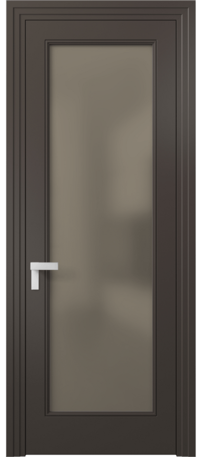 Дверь межкомнатная Rocca 8300 Матовый антрацит Сатинированное бронзовое стекло, триплекс, 8 мм Каскадный компланарный наличник МАН Цена 85690 ₽ Наличники уже входят в базовый комплект. Фабрика дверей Волховец 8 (800) 551 43 19 Межкомнатная дверь Rocca 8300 Матовый антрацит Сатинированное бронзовое стекло, триплекс, 8 мм Цена 85690 ₽ | Volhovec