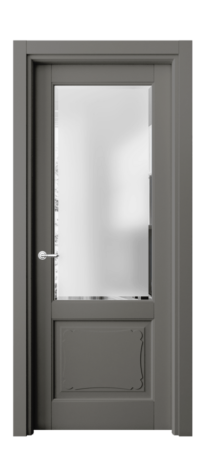 Дверь межкомнатная Toscana Elegante 6322 Бук классический серый Сатинированное стекло с фацетом, 6 мм Гладкий наличник БКЛС Цена 103180 ₽ Наличники уже входят в базовый комплект. Фабрика дверей Волховец 8 (800) 551 43 19 Межкомнатная дверь Toscana Elegante 6322 Бук классический серый Сатинированное стекло с фацетом, 6 мм Цена 103180 ₽ | Volhovec