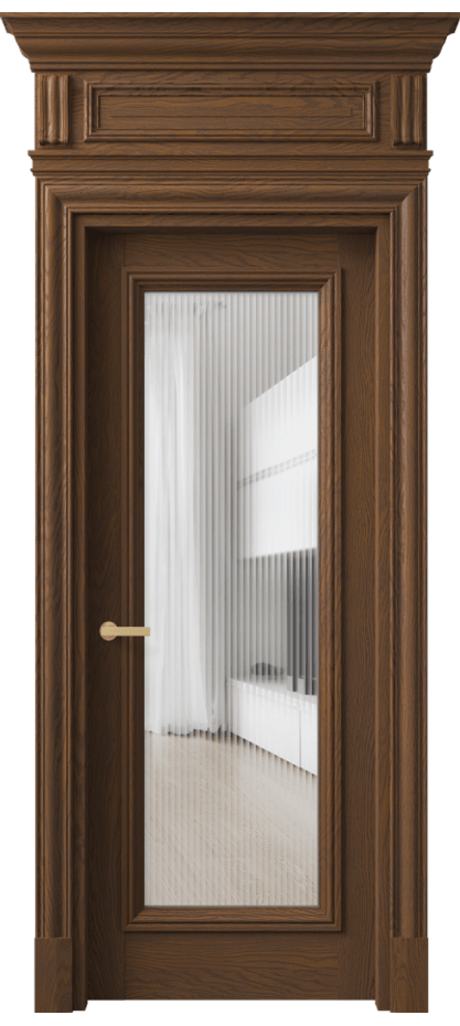 Межкомнатная дверь Antique 7300 Дуб каштановый матовый Moru Цена 275630 ₽ | Volhovec