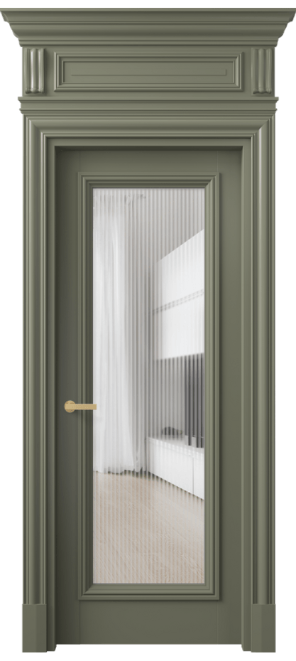 Дверь межкомнатная Antique 7300 Бук оливковый тёмный Рифлёное стекло "Moru", триплекс, 8 мм КЭП + Объёмный фриз + Карниз БОТ Цена 177350 ₽ Наличники уже входят в базовый комплект. Фабрика дверей Волховец 8 (800) 551 43 19 Межкомнатная дверь Antique 7300 Бук оливковый тёмный Рифлёное стекло "Moru", триплекс, 8 мм Цена 177350 ₽ | Volhovec
