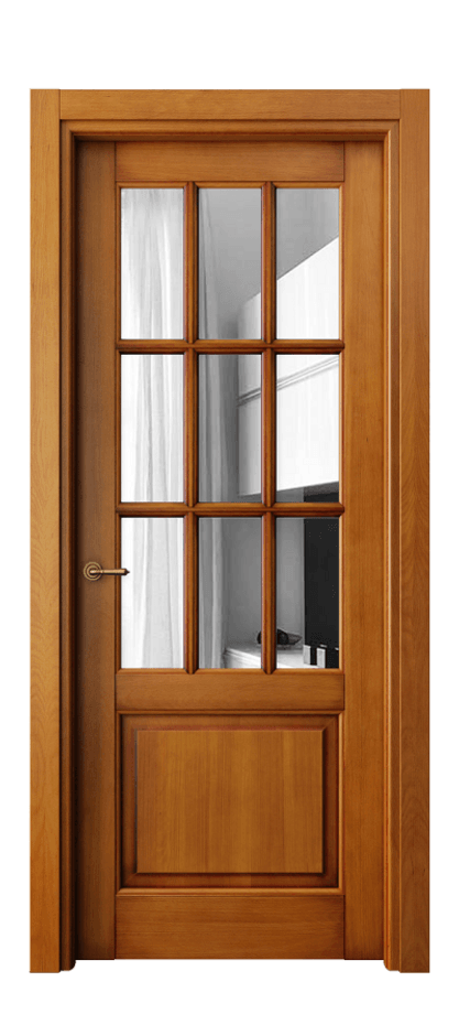 Межкомнатная дверь Тоскана Грильято 6312 Бук светлый с патиной Двустороннее зеркало, триплекс Цена 135799 ₽ | Volhovec