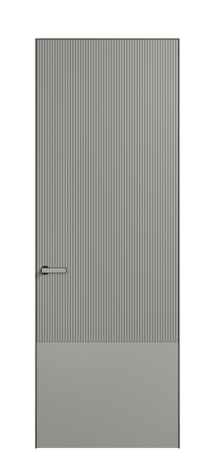 Межкомнатная дверь Вельвет 8203 Матовый нейтральный серый. Цена 60740  | Volhovec