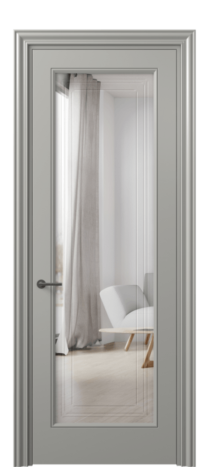 Дверь межкомнатная Mascot 8400 Матовый нейтральный серый Двустороннее зеркало с гравировкой "Грани"», триплекс, 7 мм Фигурный наличник МНСР Цена 87560 ₽ Наличники уже входят в базовый комплект. Фабрика дверей Волховец 8 (800) 551 43 19 Межкомнатная дверь Mascot 8400 Матовый нейтральный серый Двустороннее зеркало с гравировкой "Грани"», триплекс, 7 мм Цена 87560 ₽ | Volhovec