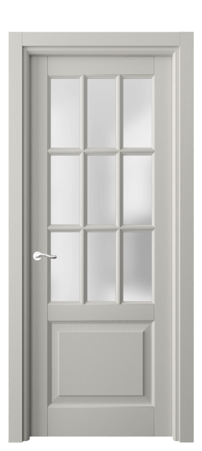 Межкомнатная дверь Лигнум 0748 Дуб тёплый серый Сатинированное стекло Цена 173030 ₽ | Volhovec