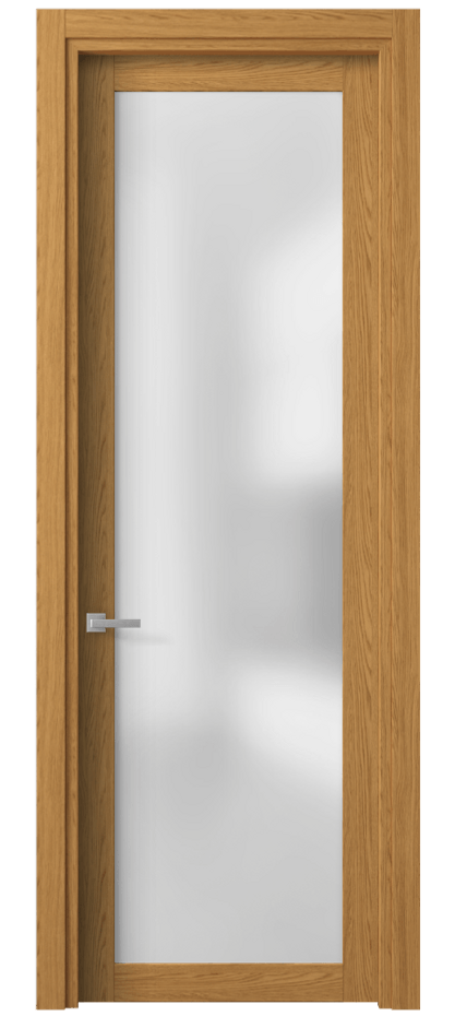 Межкомнатная дверь Planum 2102 Ванильный дуб Сатинированное стекло Цена 32099 ₽ | Volhovec