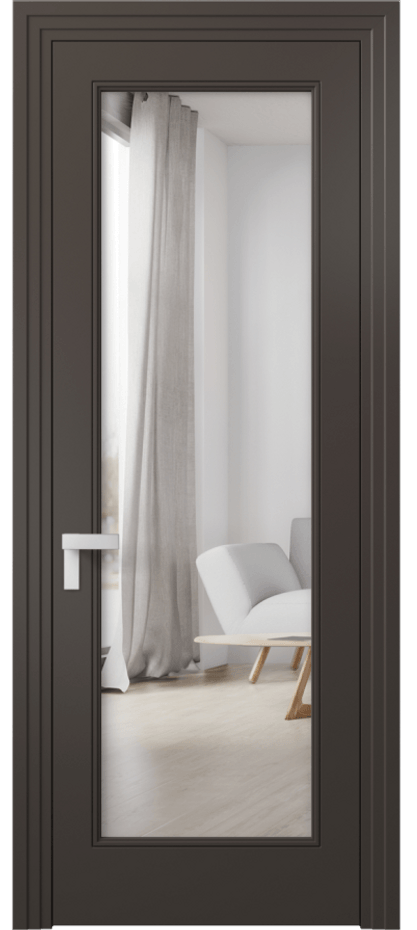 Дверь межкомнатная Rocca 8300 Матовый антрацит Двустороннее зеркало, триплекс 8 мм Каскадный компланарный наличник МАН Цена 87890 ₽ Наличники уже входят в базовый комплект. Фабрика дверей Волховец 8 (800) 551 43 19 Межкомнатная дверь Rocca 8300 Матовый антрацит Двустороннее зеркало, триплекс 8 мм Цена 87890 ₽ | Volhovec