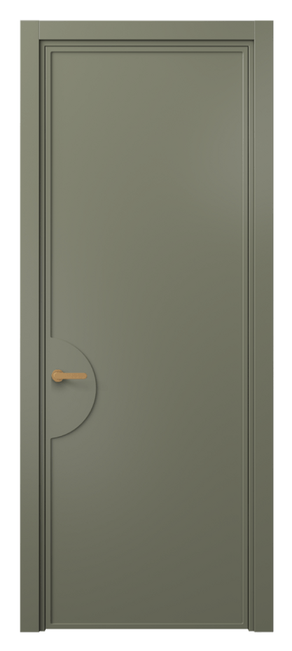 Межкомнатная дверь Фрэйм 8604 Матовый оливковый тёмный  Цена 49660 ₽ | Volhovec
