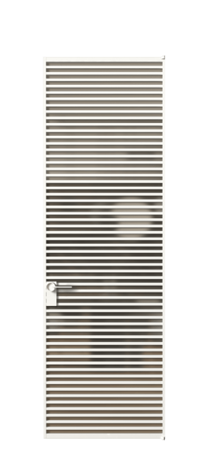 Алюминиевая дверь АЛПЛ040.07 Алюминий Белый Сатинированное бронзовое стекло, триплекс Цена 195270  | Volhovec