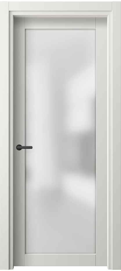Межкомнатная дверь Neo 2102 Софт-тач белоснежный Сатинированное стекло Цена 4561210 so'm | Volhovec
