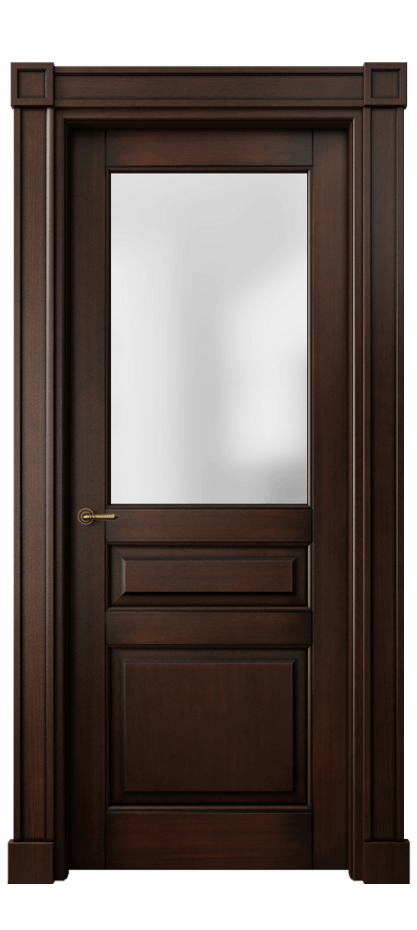 Межкомнатная дверь Toscana Plano 6304 Бук тёмный с патиной Сатинированное стекло Цена 160071 ₽ | Volhovec