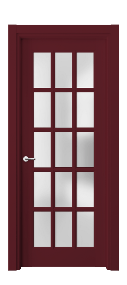 Межкомнатная дверь Toscana Grigliato 6311 Бук белоснежный Сатинированное стекло Цена 154000 ₽ | Volhovec