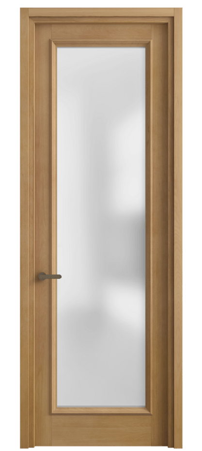 Межкомнатная дверь Шарм 6702 Бук натуральный матовый Сатинированное стекло Цена 123310 ₽ | Volhovec