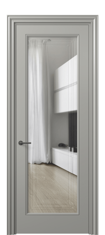 Дверь межкомнатная Mascot 8400 Матовый нейтральный серый Прозрачное стекло с гравировкой "Грани", триплекс, 7 мм Фигурный наличник МНСР Цена 85360 ₽ Наличники уже входят в базовый комплект. Фабрика дверей Волховец 8 (800) 551 43 19 Межкомнатная дверь Mascot 8400 Матовый нейтральный серый Прозрачное стекло с гравировкой "Грани", триплекс, 7 мм Цена 85360 ₽ | Volhovec