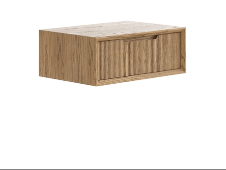 Мебель Тумба подвесная прикроватная Вельвет 1 ящик. Цвет Дуб мускатный матовый. Материал Массив дуба матовый. Коллекция Тумба подвесная прикроватная Вельвет 1 ящик. Картинка.