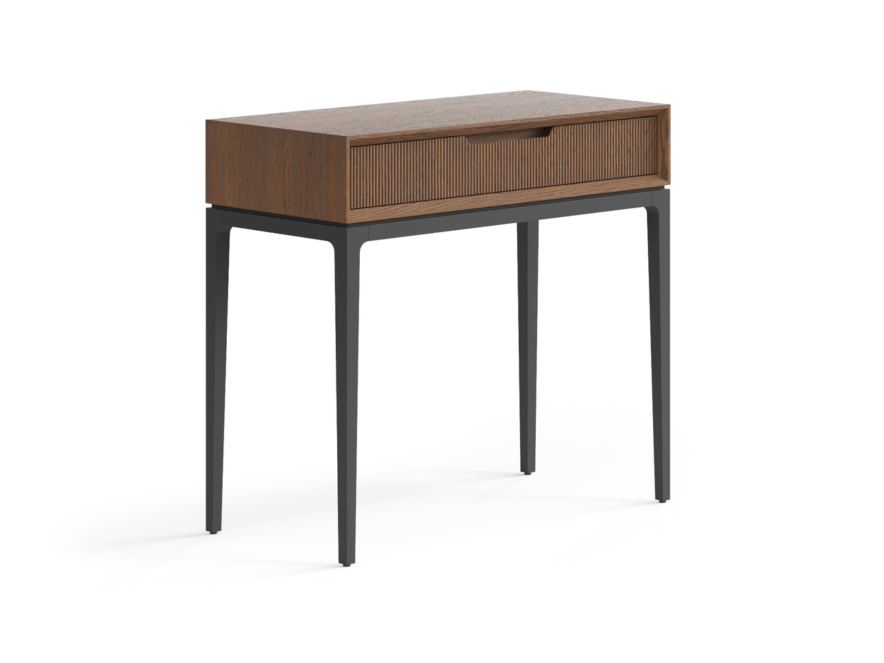 Консоль Velvet 1 ящик дуб каштановый матовый