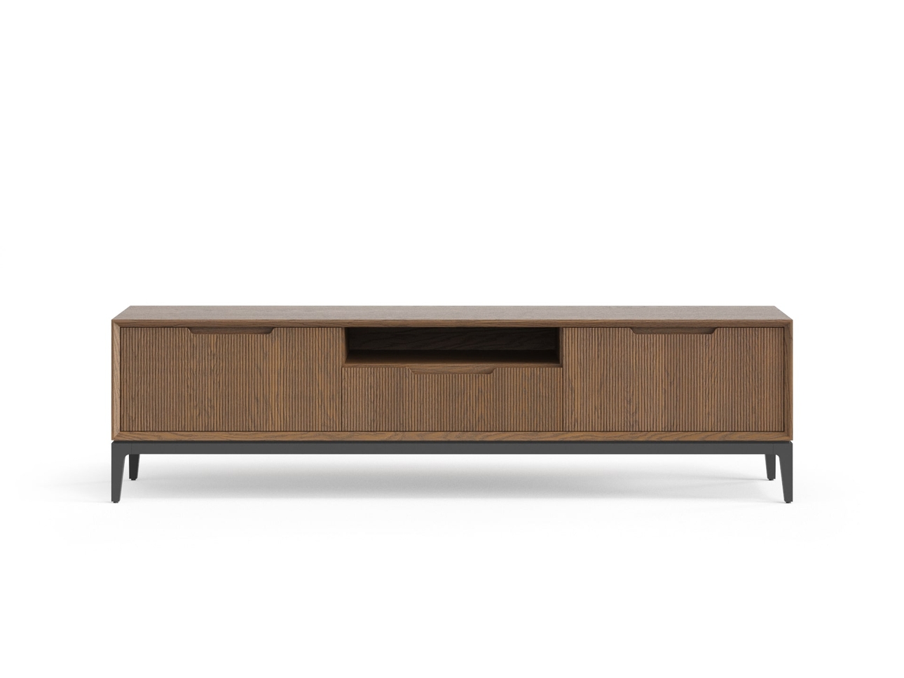 ТВ тумба Velvet  дуб каштановый матовый