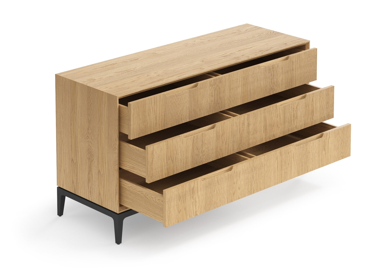 Комод Velvet 6 ящиков дуб соломенный матовый