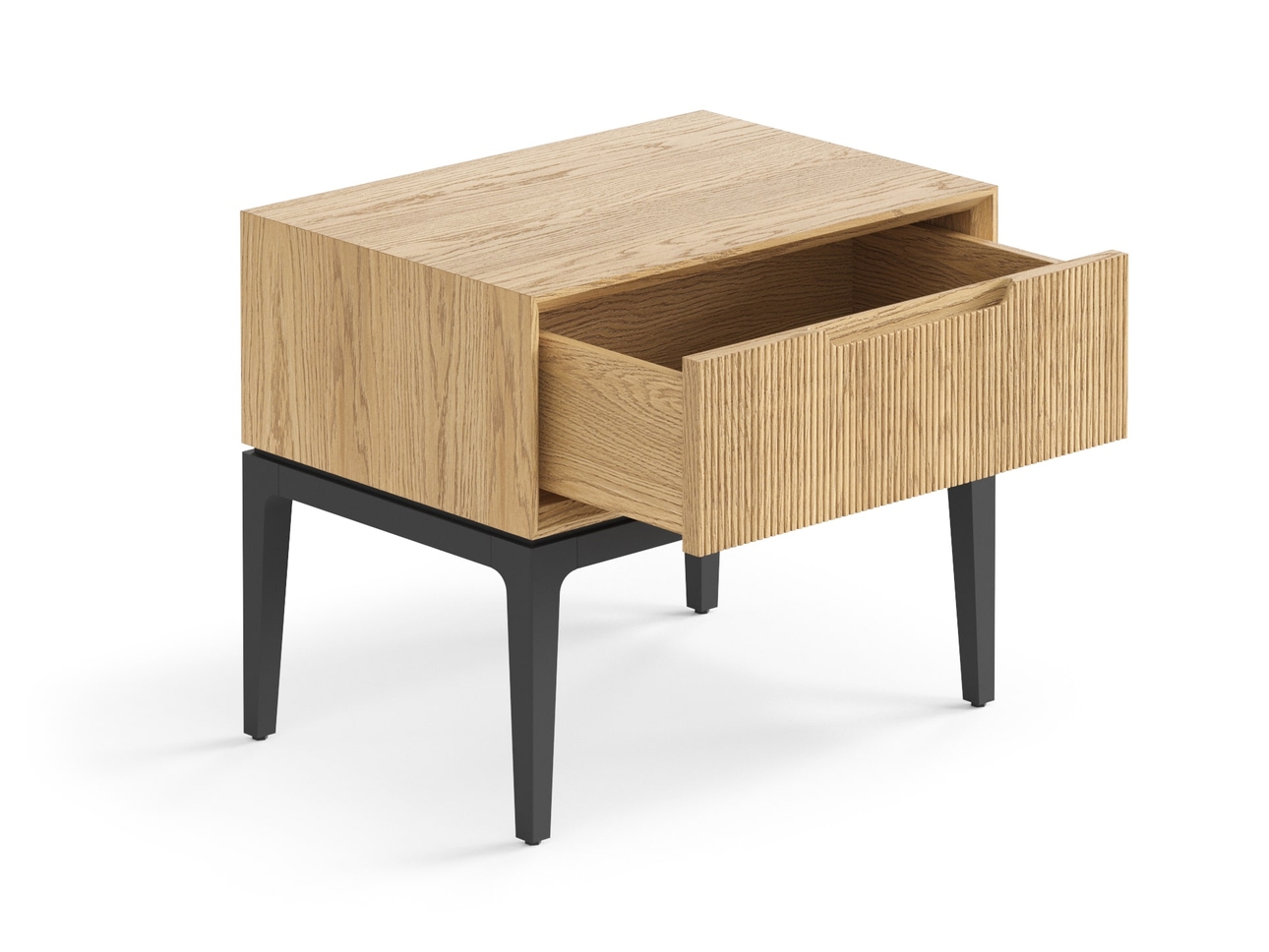 Тумба прикроватная Velvet 1 ящик дуб соломенный матовый