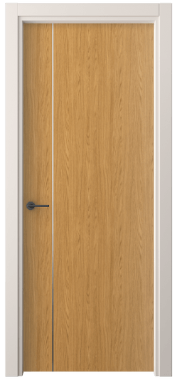 Дверь межкомнатная 4201 ВНД. Цвет Ванильный дуб. Материал Ламинатин. Коллекция Фридом. Картинка.