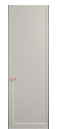 Дверь межкомнатная 7502 МОС. Цвет Матовый облачно-серый. Материал Гладкая эмаль. Коллекция Softform. Картинка.