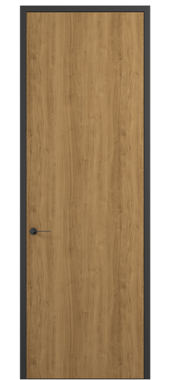 Дверь межкомнатная 0010 АКП ГОР. Цвет Грецкий орех. Материал Ламинатин. Коллекция Планум Про. Картинка.