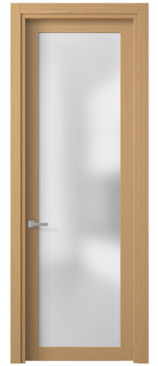 Дверь межкомнатная 2102 МШДП САТ. Цвет Дуб песочный. Материал Мультишпон. Коллекция Planum. Картинка.