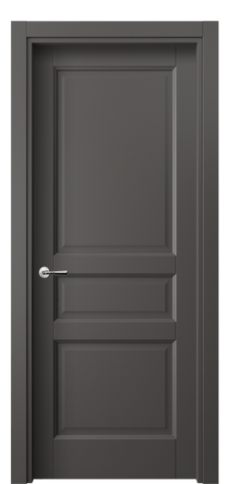 Дверь межкомнатная 1431 ПЭГФ. Цвет ПЭТ графитовый. Материал ПЭТ. Коллекция Galant. Картинка.