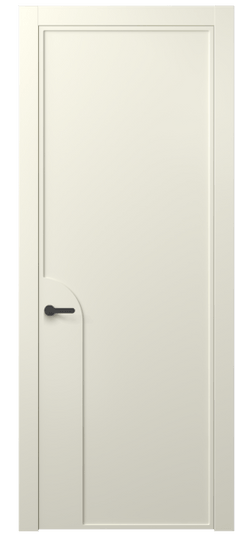 Дверь межкомнатная АКП 8605 ММБ. Цвет Матовый молочно-белый. Материал Гладкая эмаль. Коллекция Фрэйм. Картинка.