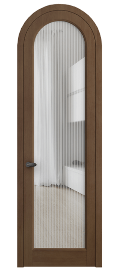 Дверь межкомнатная 6814 БТМ MORU. Цвет Бук тёмный матовый. Материал Массив бука матовый. Коллекция Palazzo. Картинка.