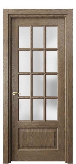 Дверь межкомнатная 0728 ДММ.Б САТ. Цвет Дуб мраморный брашированный. Материал Массив дуба брашированный. Коллекция Lignum. Картинка.