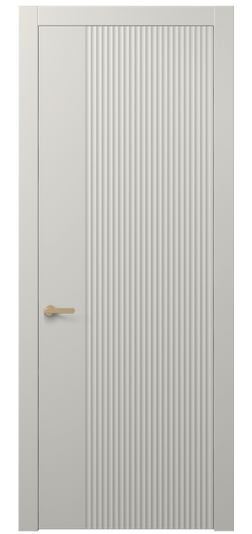Дверь межкомнатная АКП 8643 МТСР. Цвет Матовый тёплый серый. Материал Гладкая эмаль. Коллекция Альба. Картинка.