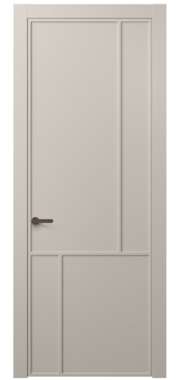 Дверь межкомнатная АКП 8606 МСБЖ. Цвет Матовый светло-бежевый. Материал Гладкая эмаль. Коллекция Фрэйм. Картинка.