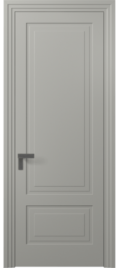 Дверь межкомнатная 8341 МНСР. Цвет Матовый нейтральный серый. Материал Гладкая эмаль. Коллекция Рокка. Картинка.