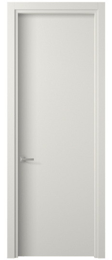 Дверь межкомнатная 0010 СТБЛ. Цвет Софт-тач белоснежный. Материал Полипропилен. Коллекция Planum. Картинка.