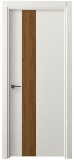 Дверь межкомнатная 4223 СТБЛ. Цвет Софт-тач белоснежный. Материал Полипропилен. Коллекция Freedom. Картинка.