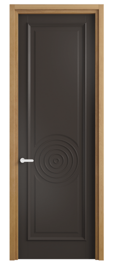 Дверь межкомнатная 6709 МАН . Цвет Матовый антрацит. Материал Гладкая эмаль. Коллекция Шарм. Картинка.