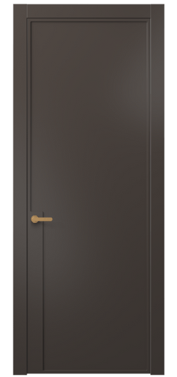 Дверь межкомнатная АКП 8603 МАН. Цвет Матовый антрацит. Материал Гладкая эмаль. Коллекция Frame. Картинка.