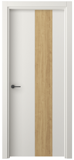 Дверь межкомнатная 4225 СТБЛ. Цвет Софт-тач белоснежный. Материал Полипропилен. Коллекция Freedom. Картинка.