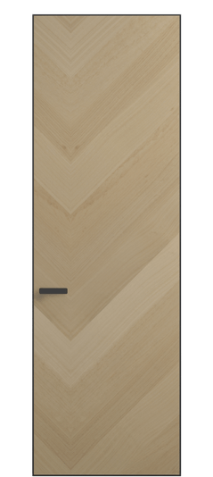 Дверь межкомнатная 0201 ЭВБМ Эвкалипт бежевый матовый. Цвет Эвкалипт бежевый матовый. Материал Шпон эвкалипта Naturwood. Коллекция Rift. Картинка.