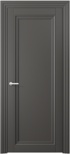 Дверь межкомнатная 2501 ПЭГФ. Цвет ПЭТ графитовый. Материал ПЭТ. Коллекция Centro. Картинка.