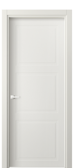 Дверь межкомнатная 8003 МЖМ. Цвет Матовый жемчужный. Материал Гладкая эмаль. Коллекция Нео Классик. Картинка.